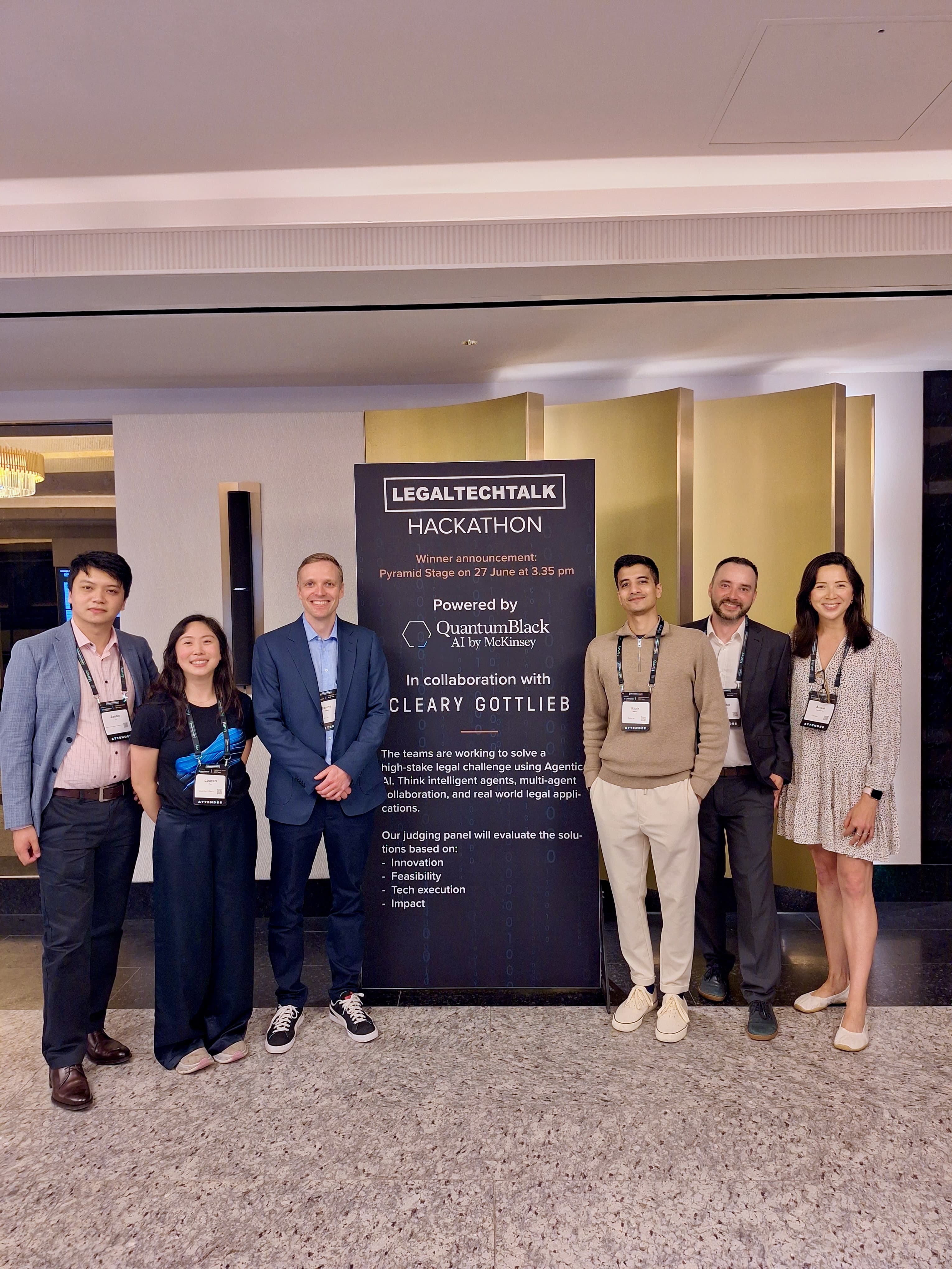 We Won the LegalTechTalk Hackathon in London